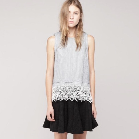 rag & bone Dresses & Skirts - Rag & Bone Niki Flare black mini skirt